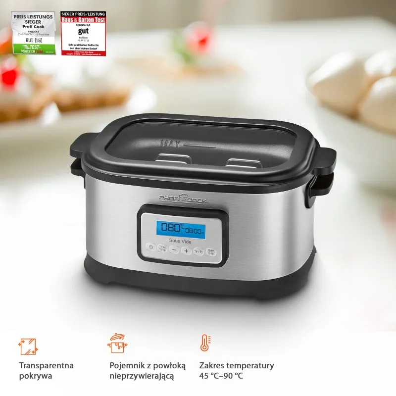 Вакуумна піч су-вид ProfiCook PC-SV 1112